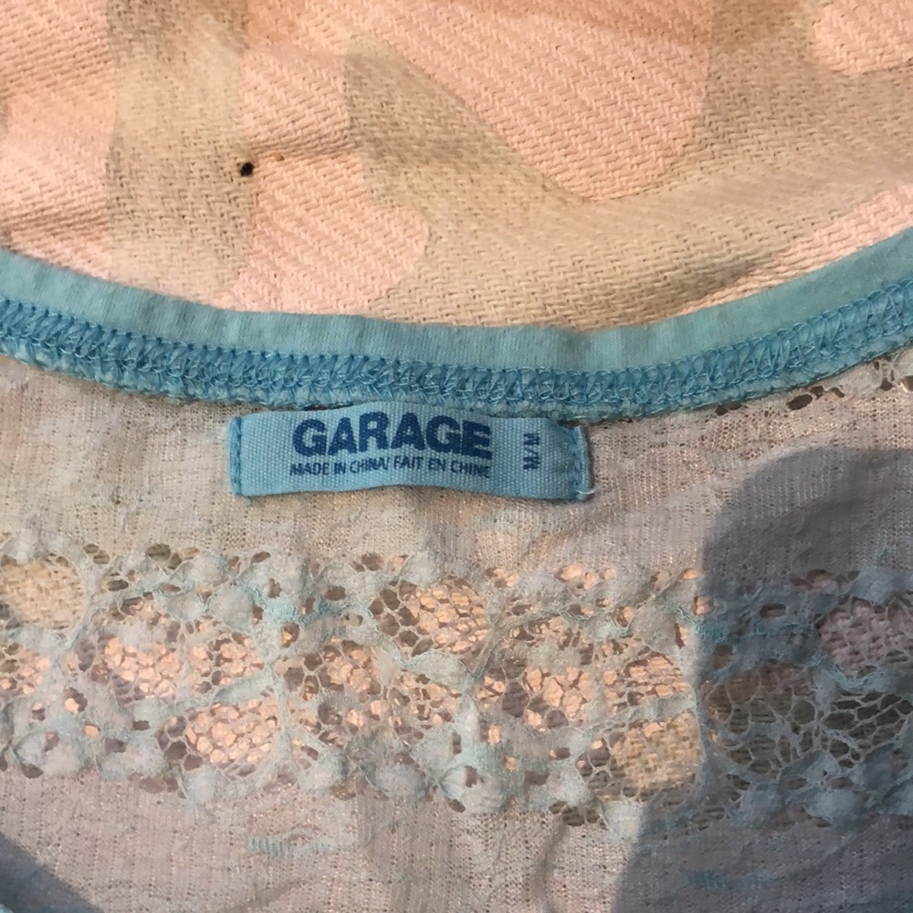 Blue Lace Top - Picture 3 of 4